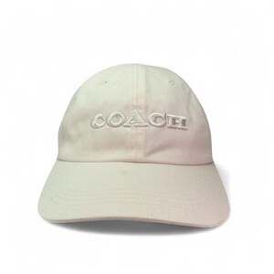 White Coach Embroidered Baseball Hat Cap Adjustable Strap